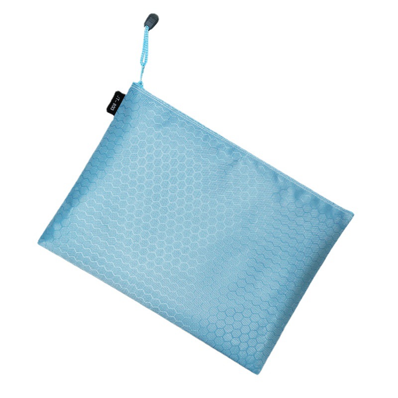 Picture of Jian Teng A4 Football Pattern File Bag Waterproof Thickeneded Canvas Zipper Bag Information Bag Student File Stationery Bag