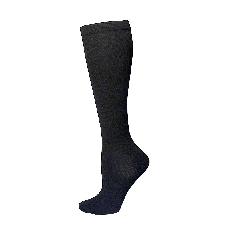 Picture of Cross-border pressure socks calf socks women's four seasons imitation nylon flat socks outdoor sports running stovepipe socks elastic socks