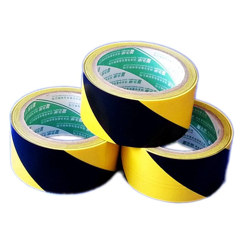 Pvc Floor Tape Black and Yellow High-Viscosity Thick Marking Tape Zebra Tape Workshop Positioning Tape Warning Tape