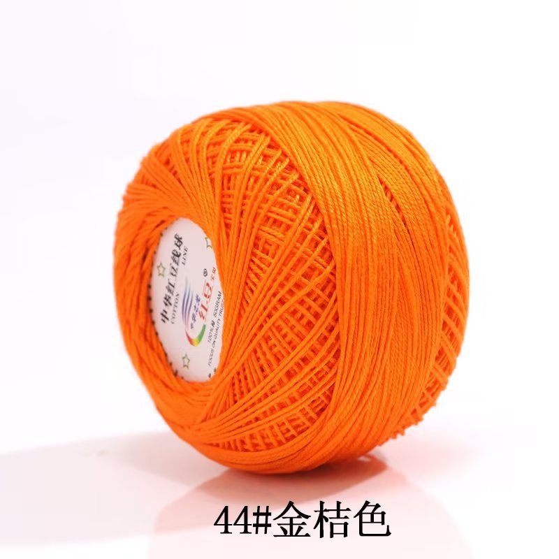 Picture of Red bean No. 3 lace cotton thread manufacturers wholesale and retail spring and summer hand-woven wool lace cotton diy