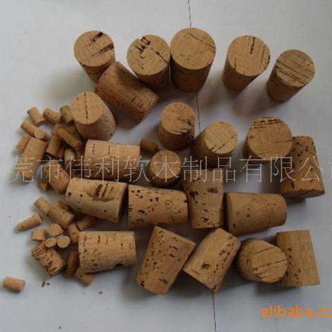 Supply all kinds of cork stoppers, natural cork stoppers, glass test tube stoppers, cone stoppers