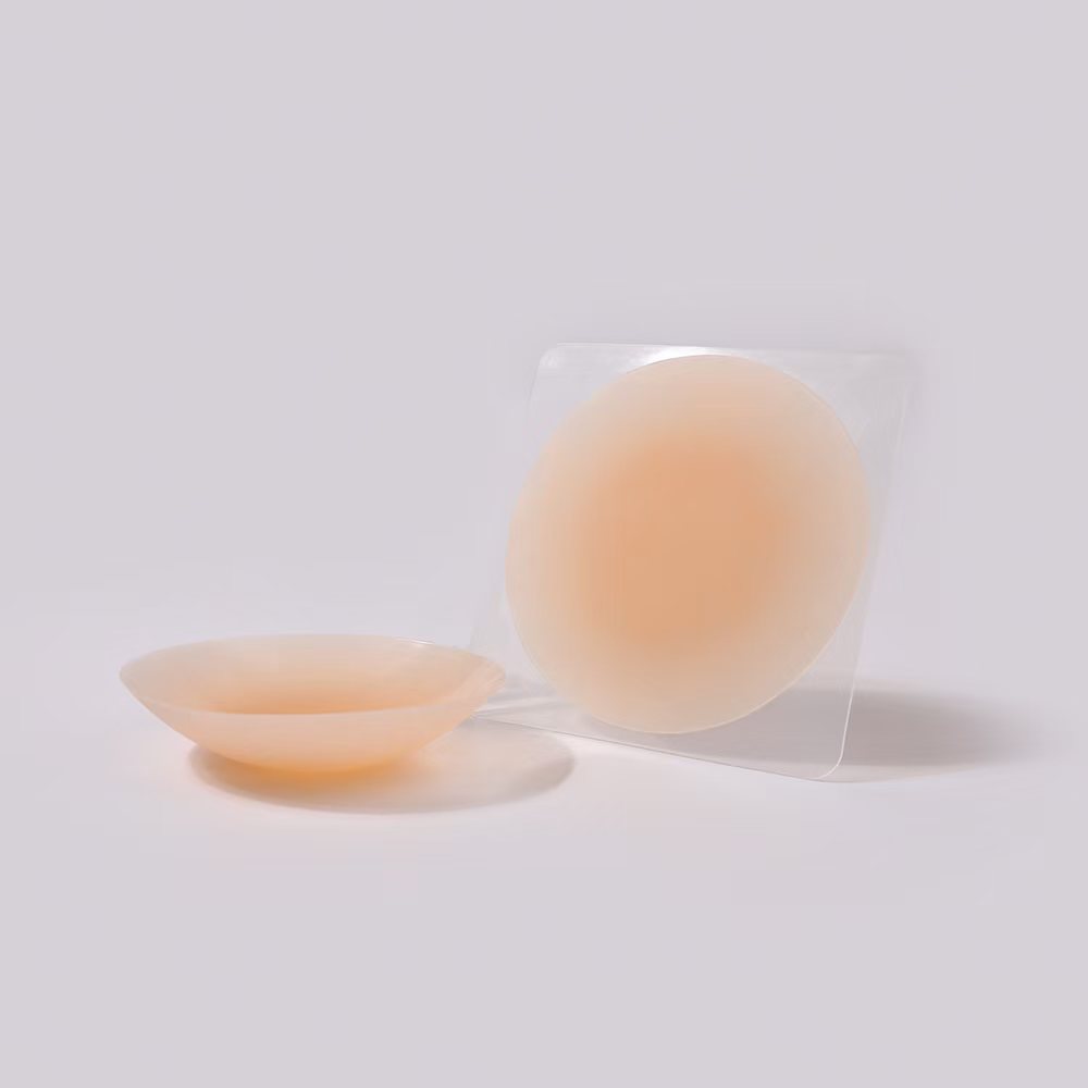 OEM custom super adhesive version no glue self-adhesive breast patch factory wholesale ladies silicone breast patch anti-running invisible bra