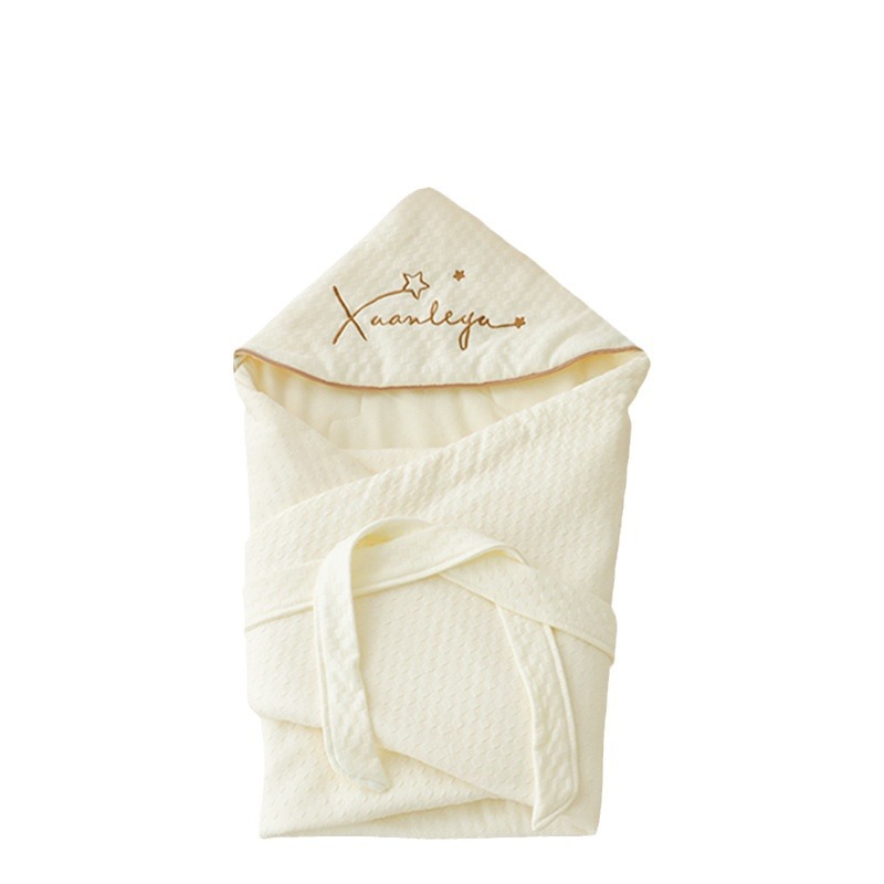 Picture of coated baby newborn cotton class a newborn baby delivery room swaddling baby anti-startle hold four seasons universal