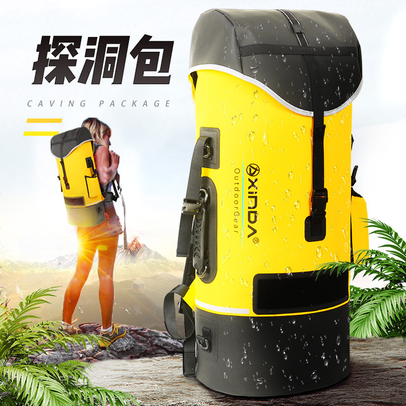 Xinda Outdoor Waterproof Rock Climbing Rope Bag Cave Exploration Creek Tracing Rescue Creek Downhill Backpack