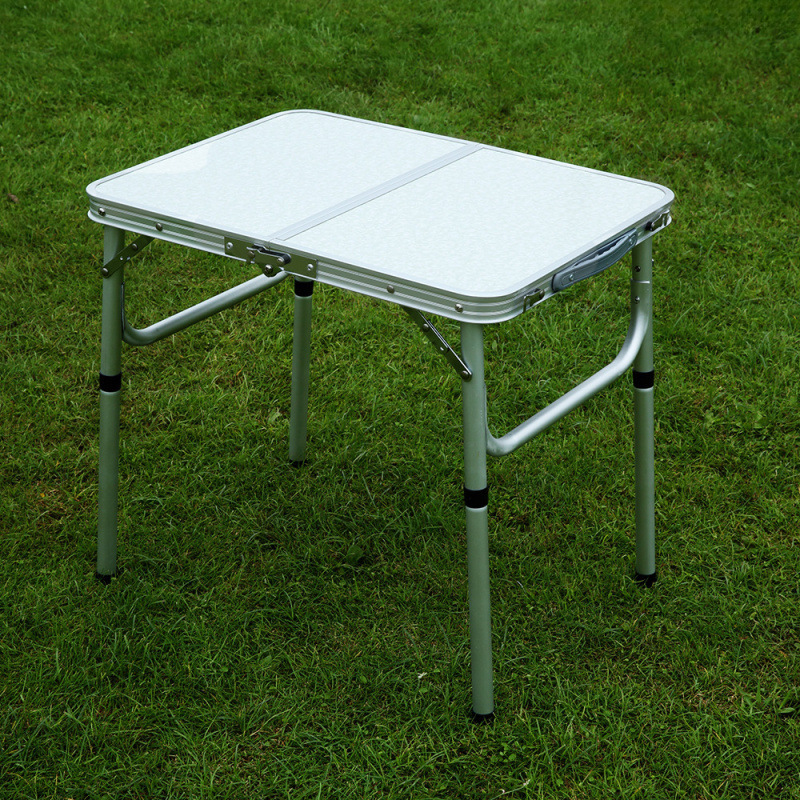 Outdoor table, foldable aluminum alloy table, portable hiking portable table, night market street stall, small table