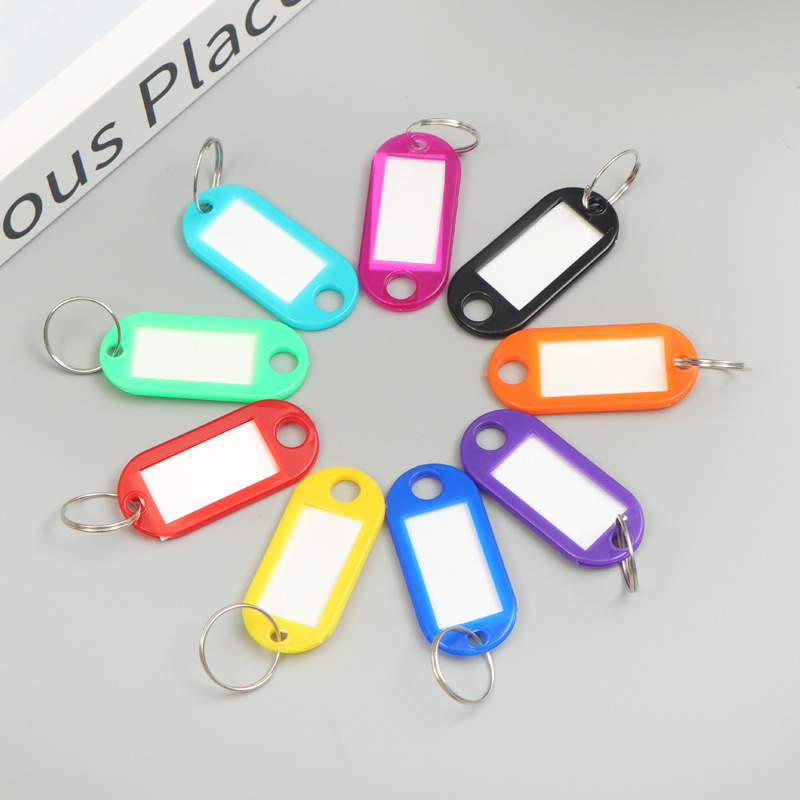 Picture of Cross-border plastic pp key card rental room hotel key tag classification tag mark key chain