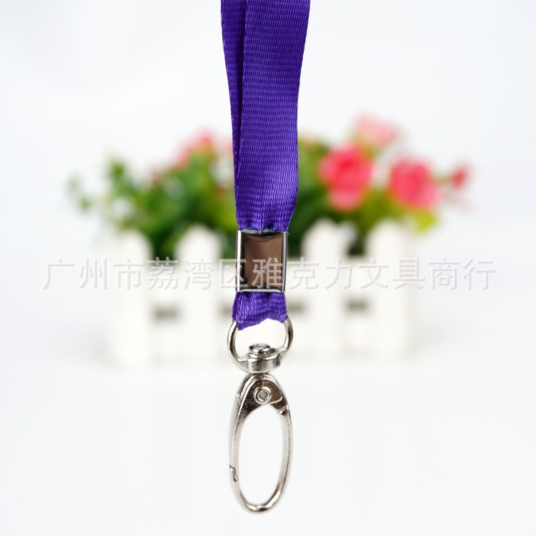 Picture of 1.0cm lanyard work permit lanyard badge work card hanging rope factory card rope certificate card set student