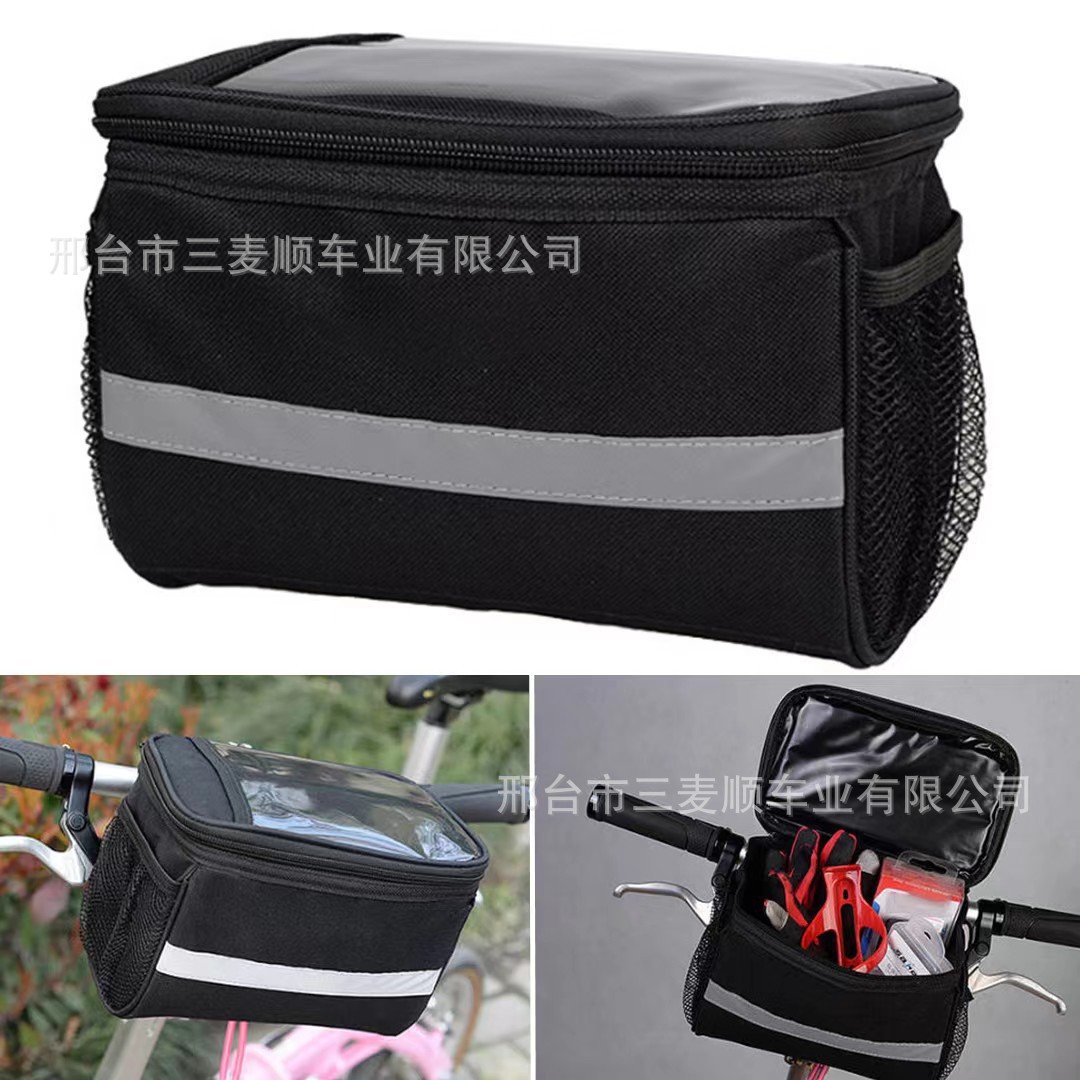 Factory supply bicycle bag skateboard car head bag folding car head bag dragon head bag handlebar bag riding bag