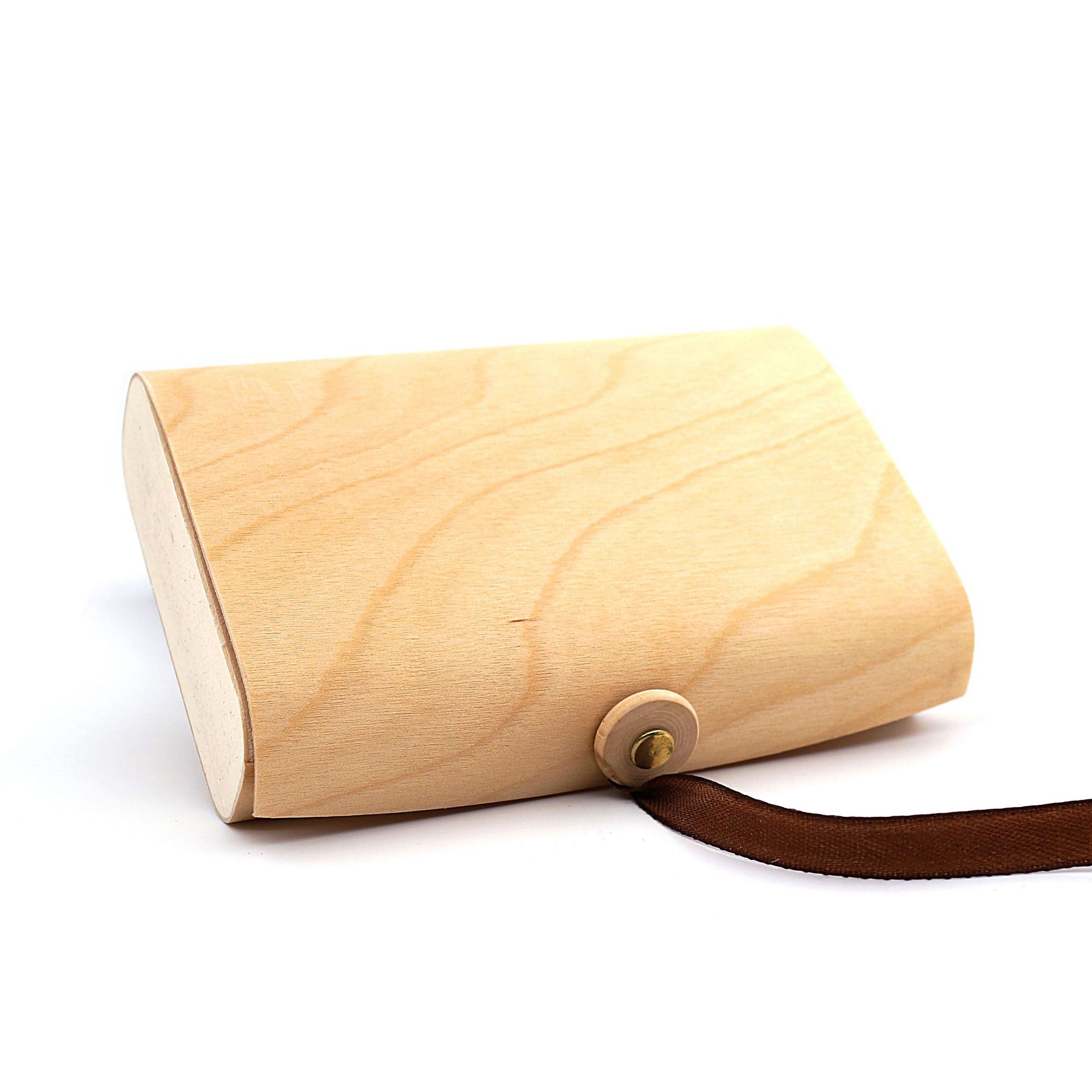 Picture of Spot solid wood box bow tie packaging box can be printed LOGO