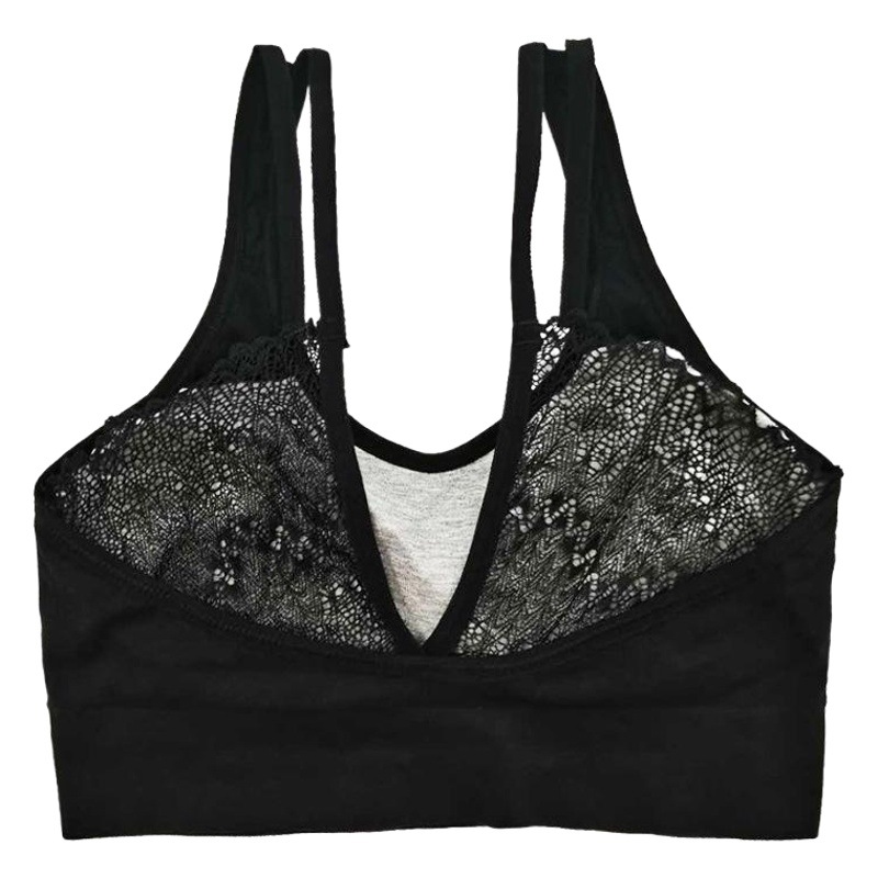 Naixianger Plus Large Size Beautiful Back Tube Top Graphene Breathable Gather Rimless Bra Collar for Fat mm Underwear