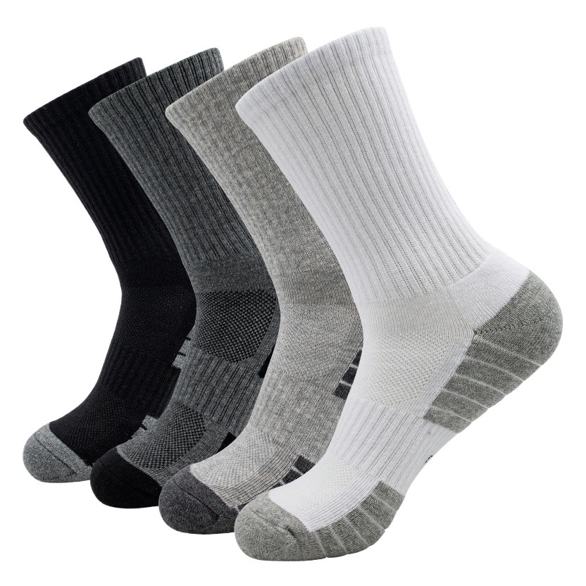 Cross-border explosions men's basketball socks thickened towel socks tube cotton breathable professional sports socks women's wholesale