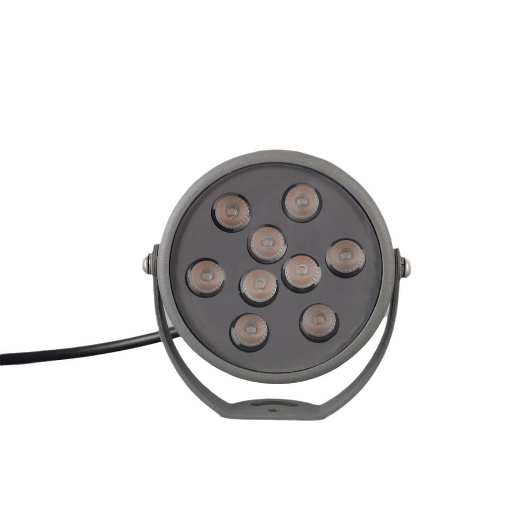 Picture of Cross-Border 9W Led Single-Color Floodlight Waterproof Landscape Lighting Project Ground-Mounted Outdoor Landscape Lighting Special-Purpose