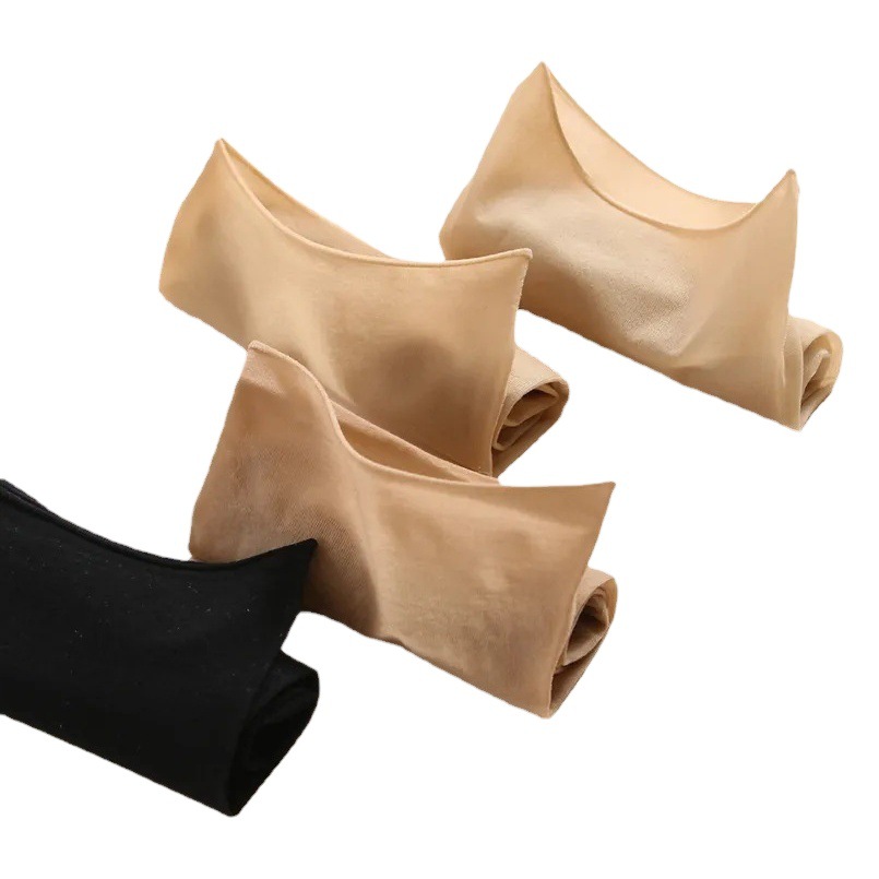 Women's Spring and Summer Silk Stockings Thin Traceless Wide-mouth Stockings for Middle-aged and Elderly Pregnant Women's Loose Mouth