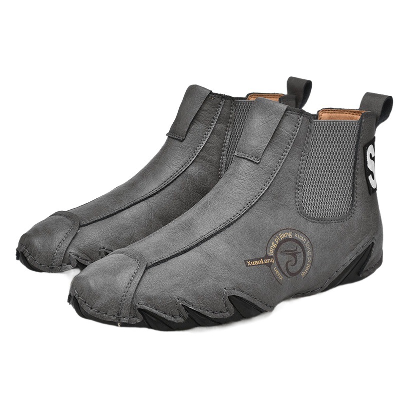 Amazon Autumn and Winter New Cross-border plus size Chelsea Casual Martin Boots Hot Explosions Cotton Warm Men's Shoes