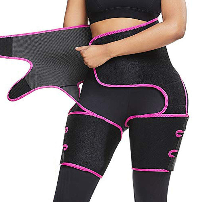 Abdominal Trainer Neoprene Hip Shaper Adjustable Hip Lifting Waist Protection Abdominal Belt Sweat Belt