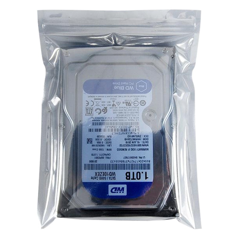 Customized Anti-Static Bag Flat Mouth Electrostatic Bag Self-Sealing Shielding Bag Motherboard Hard Drive Led Bag Pcb Board Electrostatic Bag