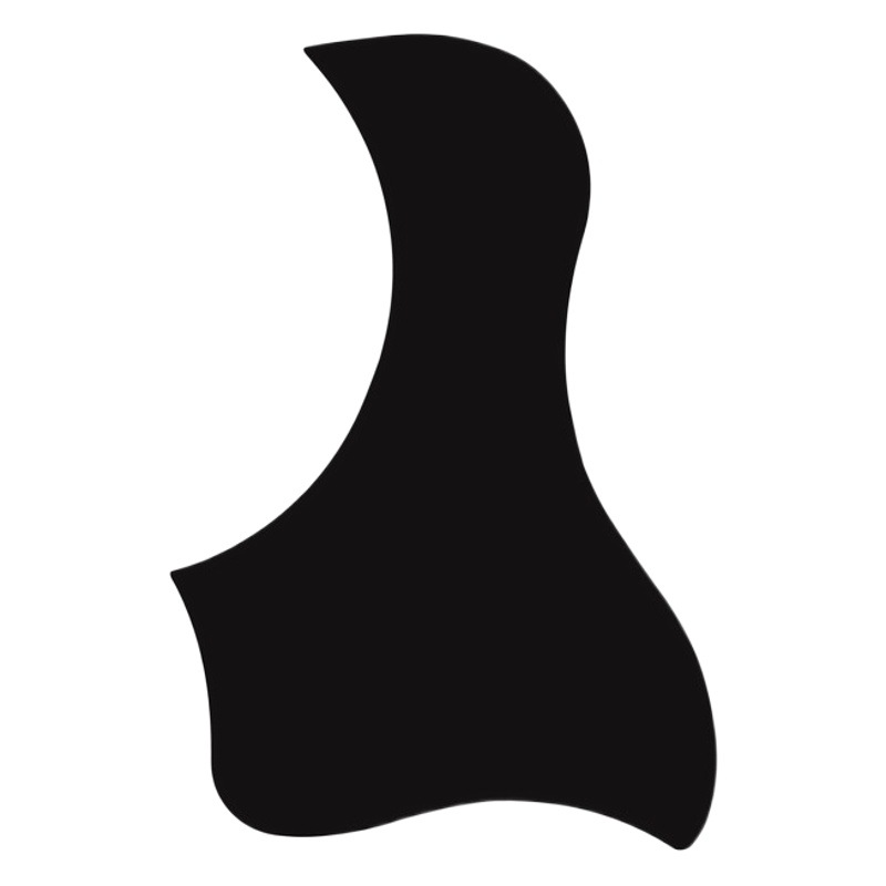 Guitar Pickguard 38 Inch 4041 Black Transparent Instrument Water Drop Panel Anti-Scratch Accessory Guitar Anti-Scratch and Wear-Resistant