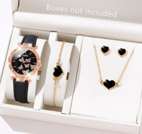 Picture of New TikTok Popular Women's Watch Fashion Personality Simple Watch Butterfly Digital Belt Watch Set