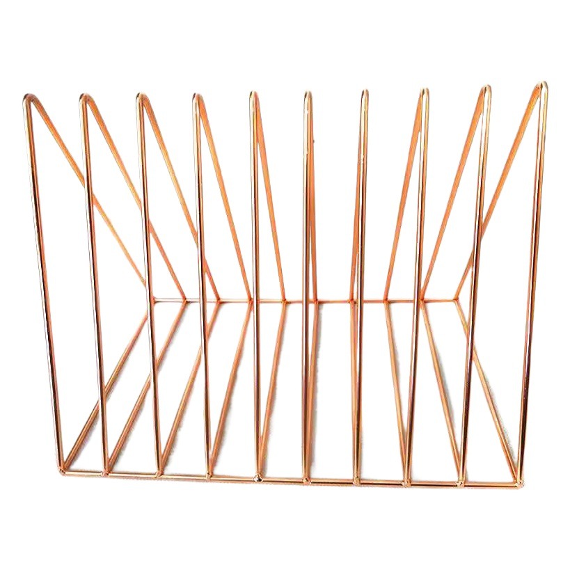 Picture of Manufacturers Nordic can set nine-card bookshelf iron stationery supplies sundries basket stationery books storage frame