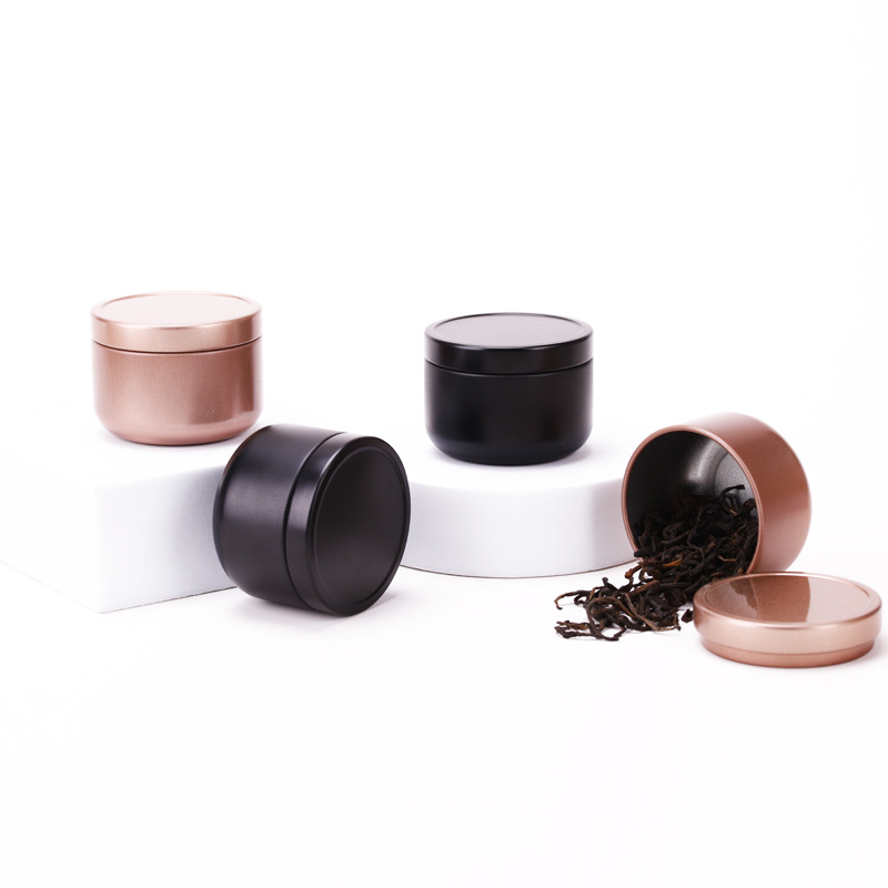Picture of in stock Tinplate Tea Cans Sealed Cans Tea Gift Box Tea Cans Portable Mini Tea Cans