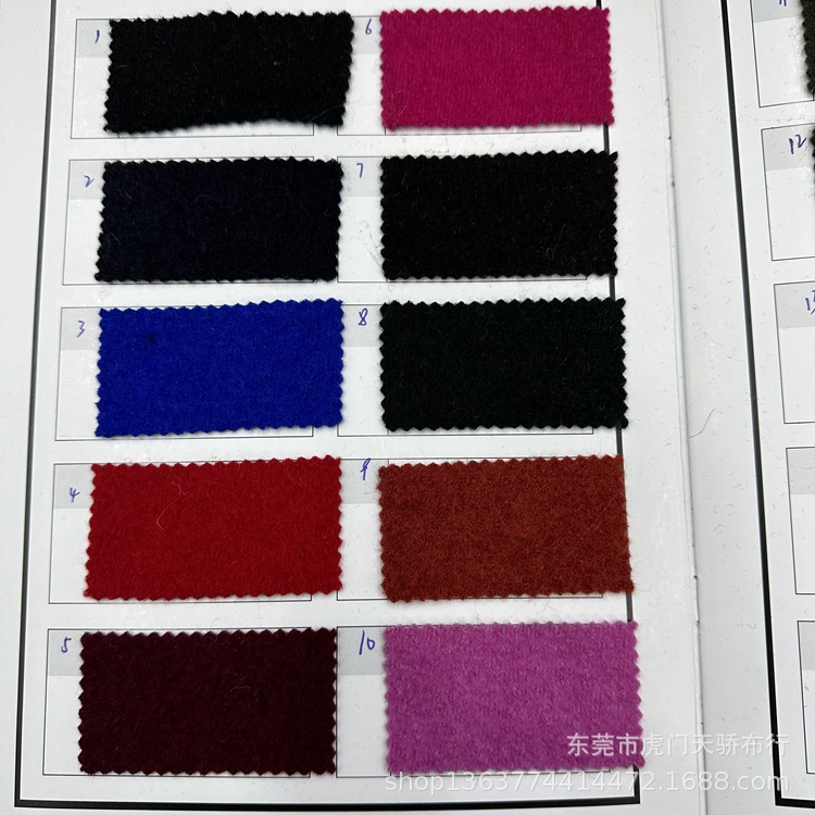 Spot supply of woven full-wool strong rope tweed 600g full-wool strong shrink tweed woolen cloth coat material for autumn and winter