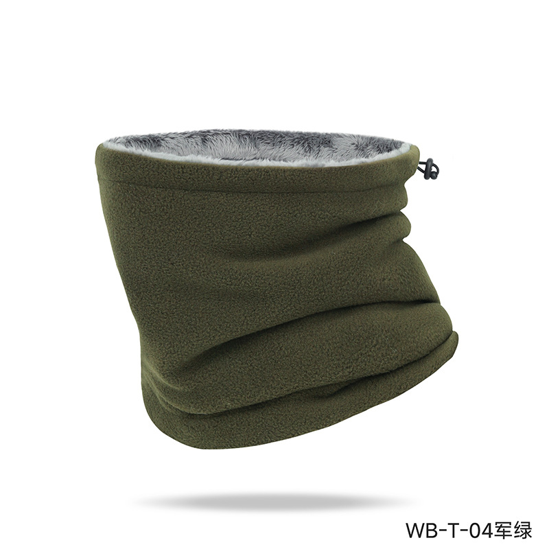 Picture of Winter Warm Scarf, Outdoor Sports Velvet Thickeneded Scarf, Windproof Polar Fleece, Adjustable Cycling Ski Mask