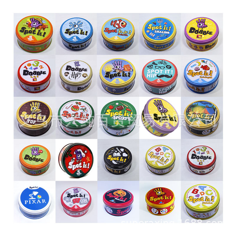 Picture of Direct Sales Hot-Selling Spot It Card Dobble English Board Game Find Your Sister Large Quantity
