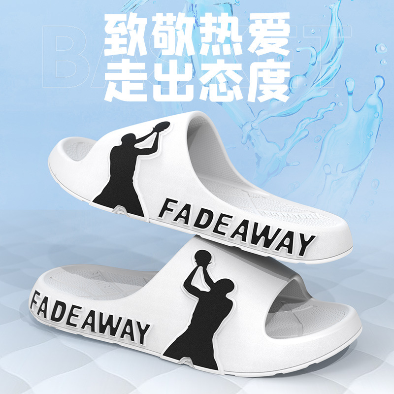 Large Size Sandals for Men in Summer, Lightweight Sports Trendy Home Indoor Non-Slip Home Slippers for Outer Wear with High-End Feel