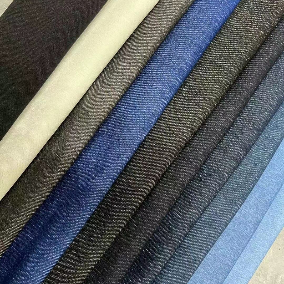HM23848 imitation denim fabric 7 bamboo denim does not fade can be used for spring and autumn