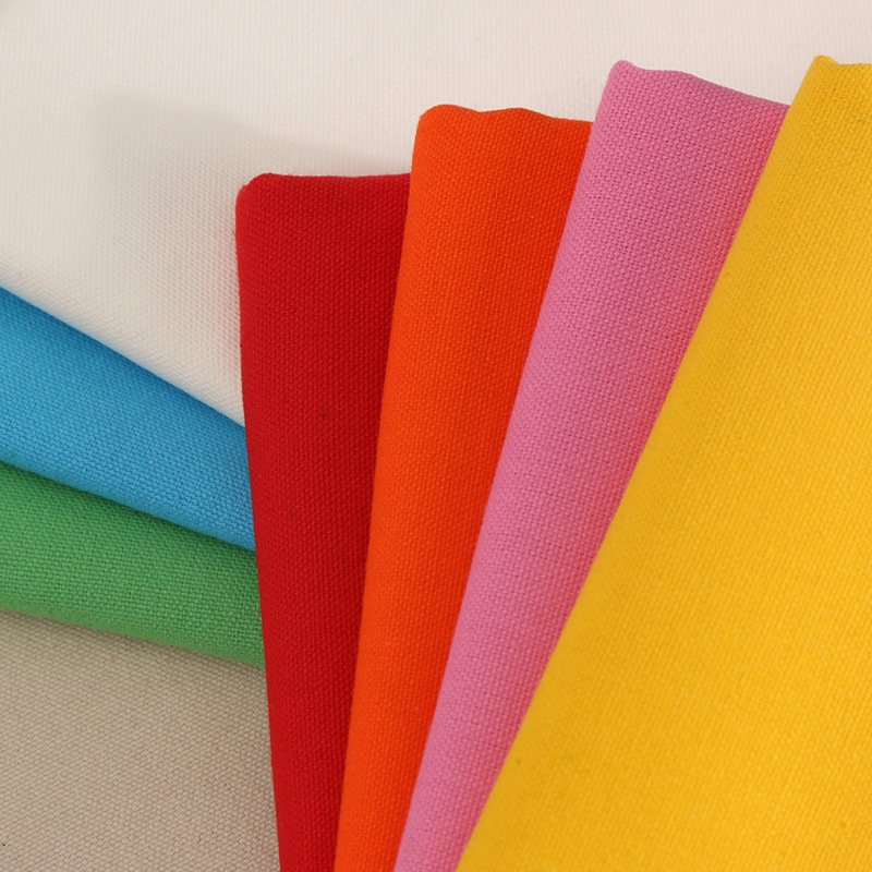Picture of Spot Cotton Dyed 10A Pure Cotton Canvas Fabric Bags, Shoes, Hats, Aprons, Workwear Plain Cylinder Dyed Canvas Fabric