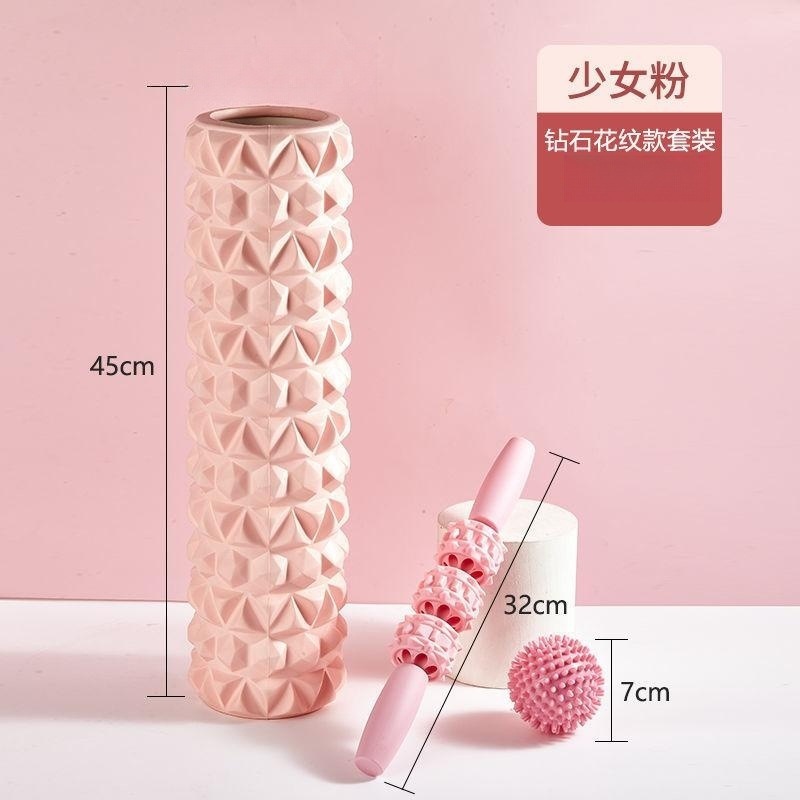 Picture of Factory sales hollow yoga column Mace EVA foam shaft muscle relaxer fitness massage stick roller barrel
