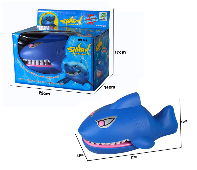Picture of Cross-border export children bite hand trick toys variety of spoof decompression shark crocodile dog bite hand biting toys