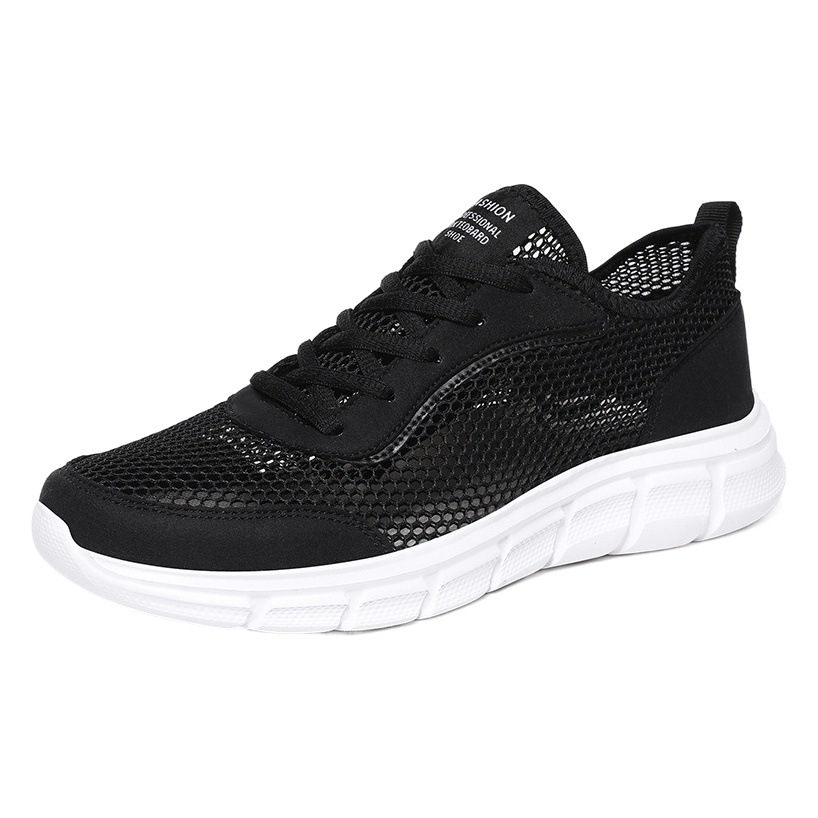 Mesh Shoes Men's Shoes Summer Breathable Hollow Mesh Sneakers Men's Cross-border Large Size Lightweight Mesh Casual Running Shoes
