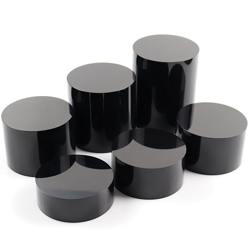 Picture of Acrylic Jewelry Display Stand Ornaments Round Column Jewelry Props Jewelry Exhibition Stand