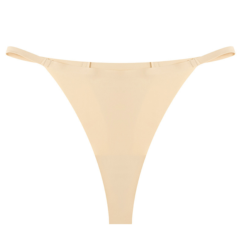 Picture of Cross-border supply underwear sports one-piece T-pants ice silk breathable quick-drying low waist seamless sexy thin thong