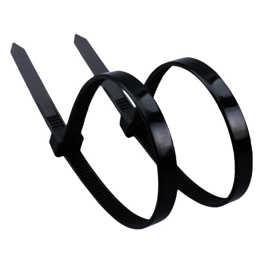 Self-locking nylon cable tie white black plastic cable tie strap strapping wholesale 3X4X5X200X250X300