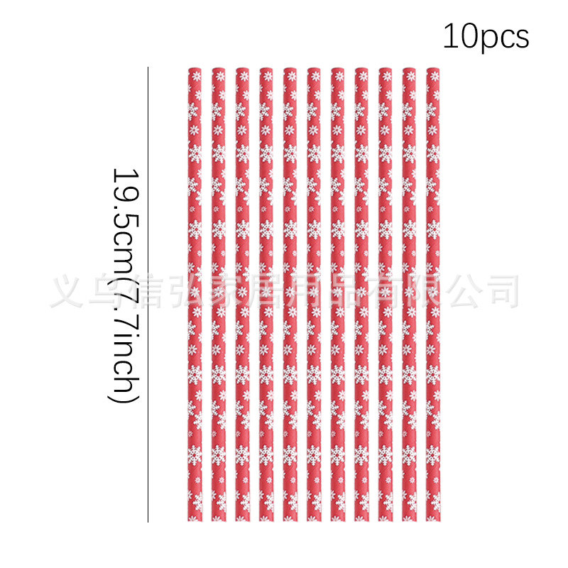 Picture of Cross-border new Christmas decoration theme disposable tableware paper plate party decoration arrangement paper cup paper plate suit