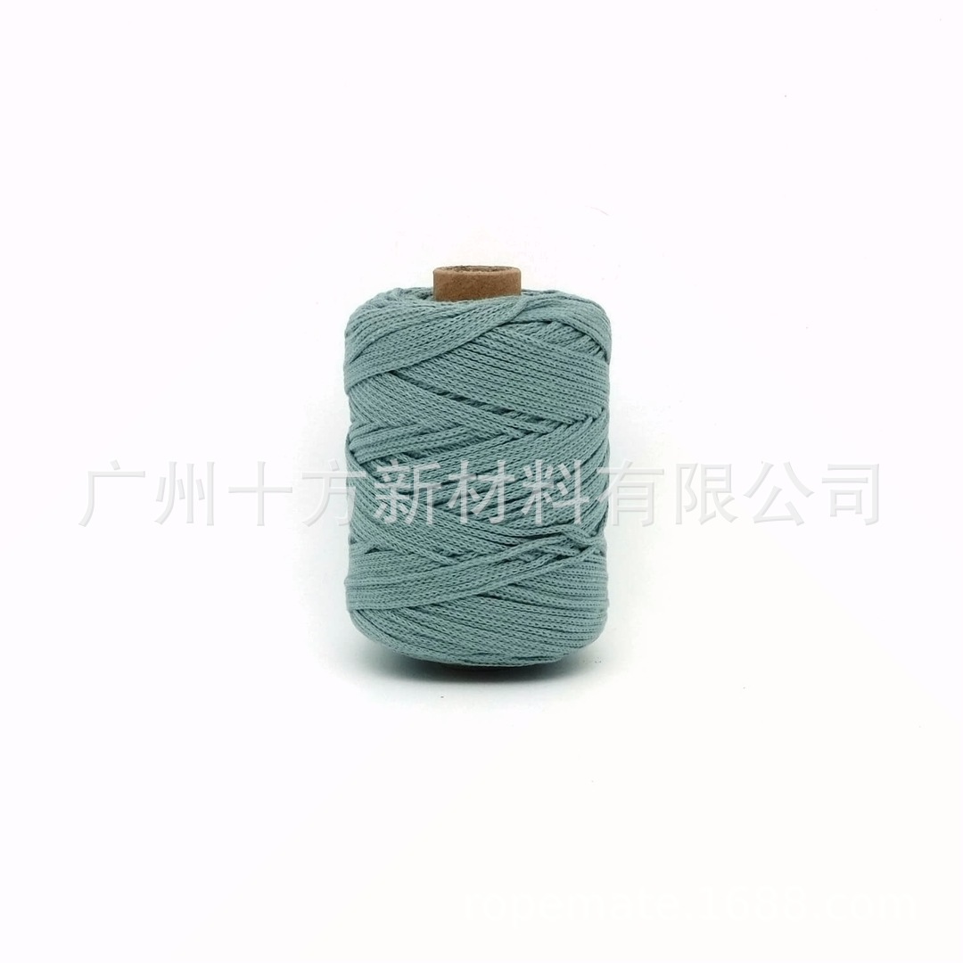 Picture of Wholesale color 1.5mm round strand yarn combed cotton thread crochet wool knitting handmade thread DIY cotton rope