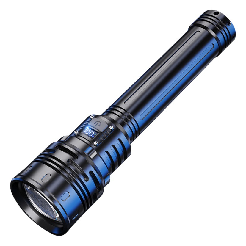 New high-power bright P90 flashlight led emergency patrol type-c rechargeable aluminum alloy waterproof flashlight