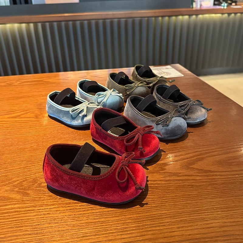 {Size 16-25} Girls' Princess Shoes 2024 Autumn New Children's Leather Shoes Women's Children's Shoes Soft Sole Toddler Shoes