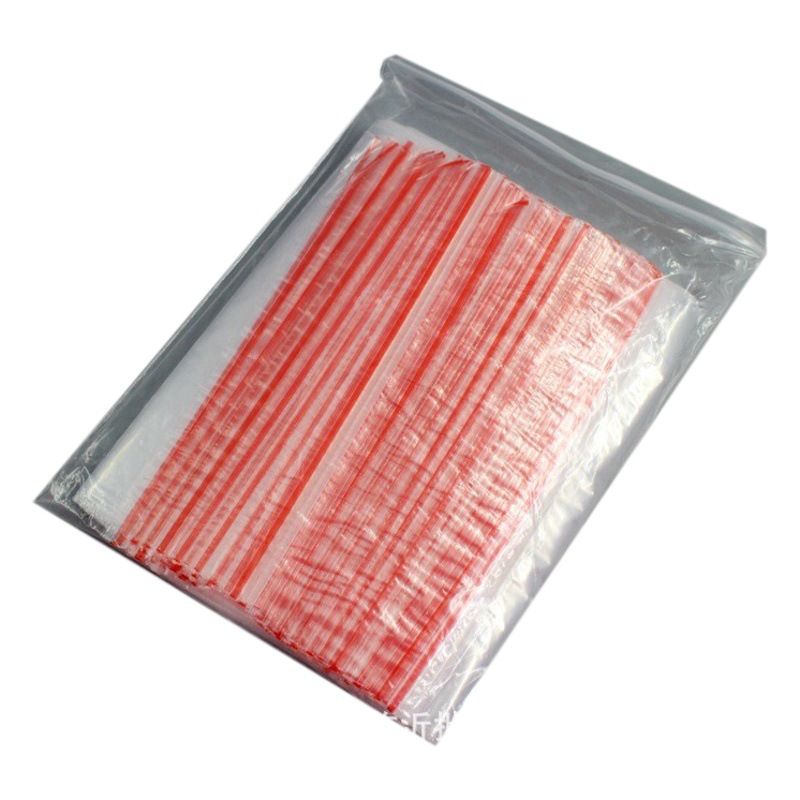 Pe self-sealing bag transparent sealing bag No. 1-9 thick 5 silk sealing bag plastic packaging bag 100