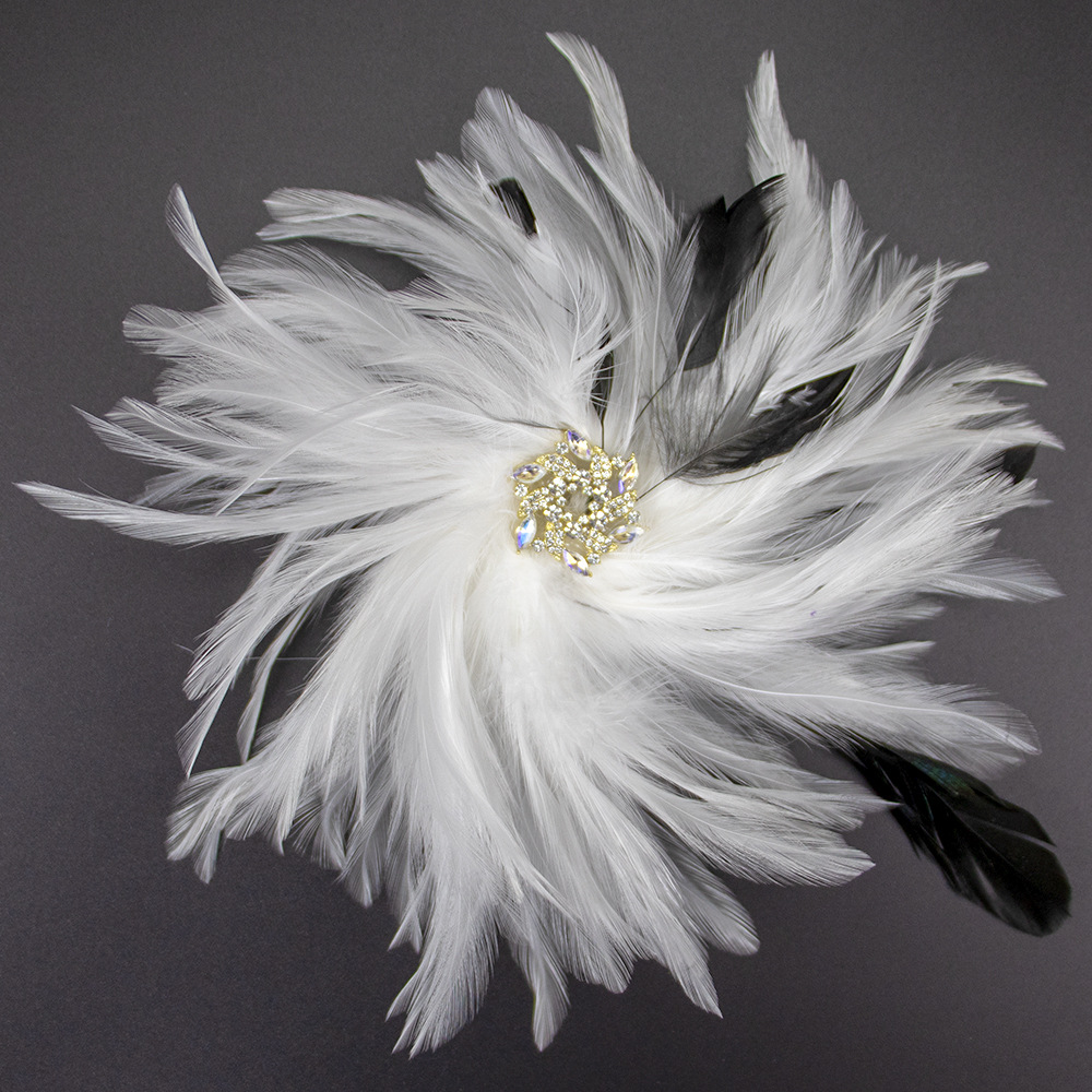 Picture of Christmas Winter New Year Headwear Snowflake Hairpin Side Clip Sparkling Fine Diamond Hairpin New Year Hair Accessories Side