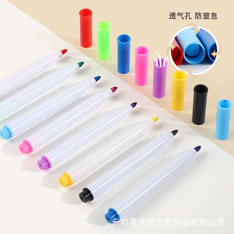 Picture of Whiteboard pen erasable pen color children's drawing writing pen easy to write easy to wipe water-based paintboard pen manufacturers in stock