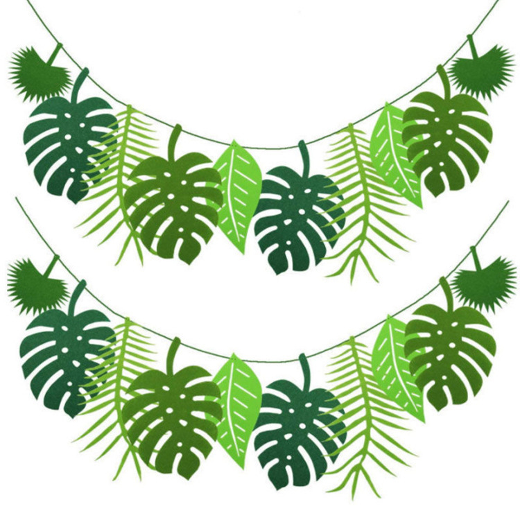Hawaiian Tropical Flag Atmosphere Wedding Birthday Party Event Decoration Shop Decoration DIY Gifts