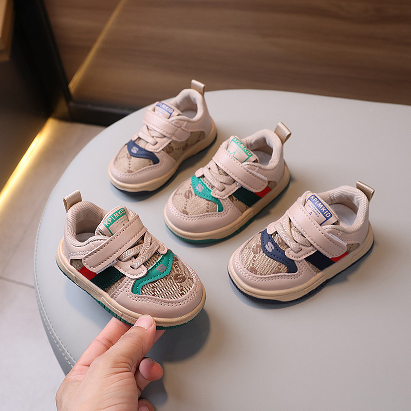 Girls Soft Sole Sneakers Casual Shoes 2025 Spring & Fall Kidsren's Shoes Boys Fashion Lightweight Sports Shoes 1-3 Years Old