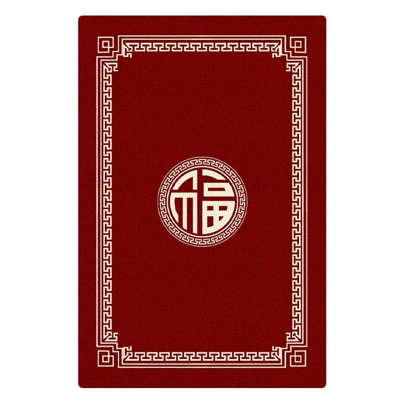 New Chinoiserie Door Entrance Door Floor Mat Door Mat Belgian Velvet Entrance Anti-Slip Mat Home Carpet Entrance Foot Mat