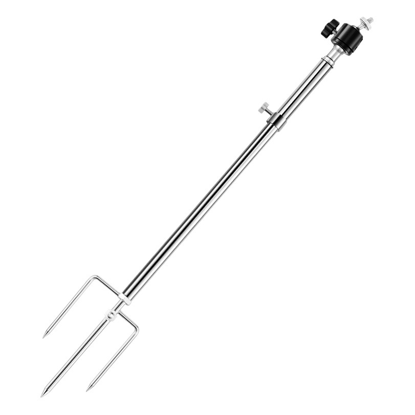 New enhanced version of the night fishing lamp bracket inserted into the ground cement dual-purpose universal fishing lamp holder Wild fishing lamp bracket fishing
