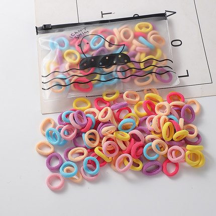 Picture of Korean children's hair band hair rope seamless towel ring head rope high elastic rubber band head ring diameter 2.cm children's hair accessories