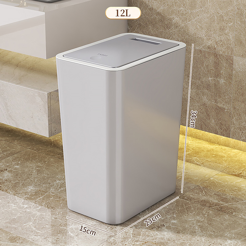 Picture of Trash Can with Lid, Household Toilet, Kitchen, Accessible Luxury, High-End Bathroom, Large Trash Can, Starting from One Piece