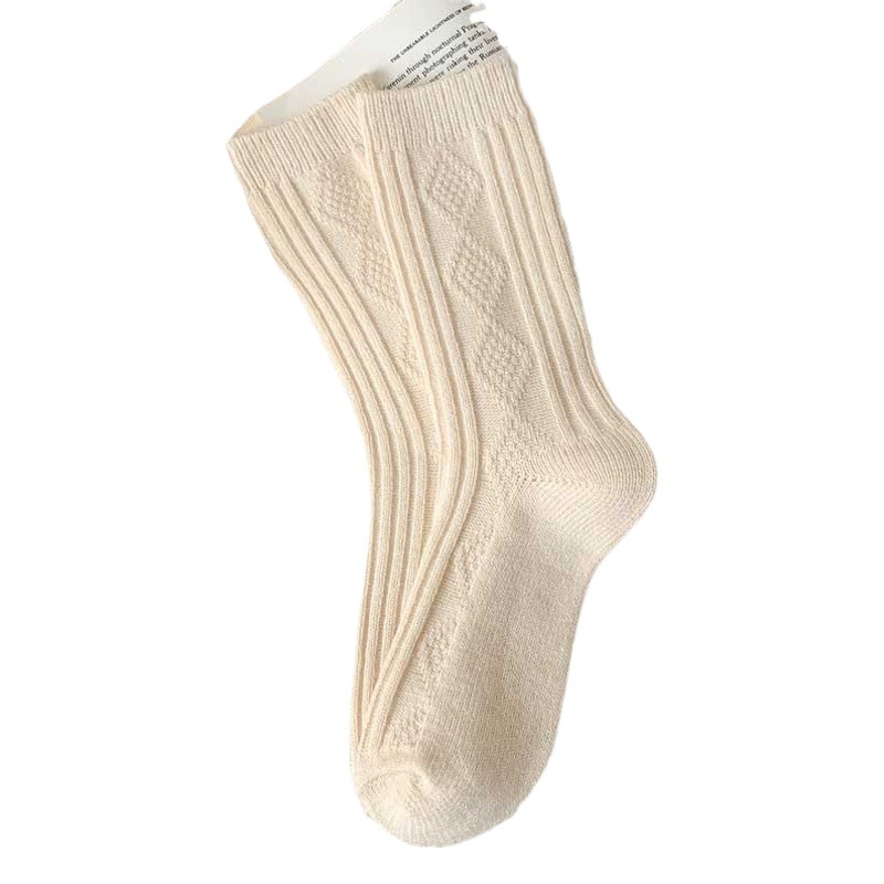 [Thickened warm-wool] cashmere socks girls socks piled socks socks wholesale moon socks autumn and winter